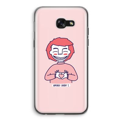 Hartje: Samsung Galaxy A5 (2017) Transparant Hoesje