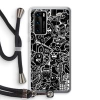 Vexx Black City : Huawei P40 Transparant Hoesje met koord