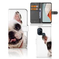 OnePlus Nord N100 | Telefoonhoesje | Met pasjeshouder | Franse Bulldog