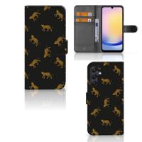 Telefoonhoesje | Met pasjeshouder | voor Samsung Galaxy A25 Leopards