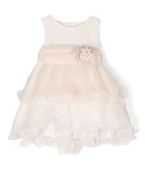 Mimilù robe à détail de fleurs - Rose