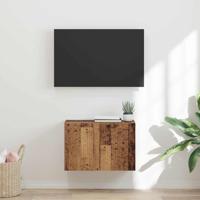 TV-wandkast Oud Hout 59,5 x 31 x 40 cm Bewerkt hout