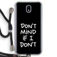 Don't Mind: Samsung Galaxy J5 (2017) Transparant Hoesje met koord