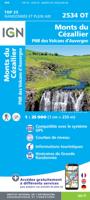 Wandelkaart - Topografische kaart 2534OT Monts du Cezallier, Condat, Allanche, Parc Volcans d'Auvergne | IGN - Institut Géographique National