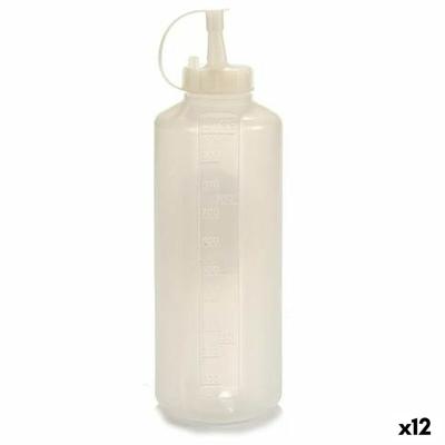 Sauskom Transparant Plastic 1 L (12 Stuks)