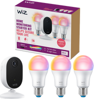 WiZ Home Monitoring starterkit - 3 smart lampen + IP camera