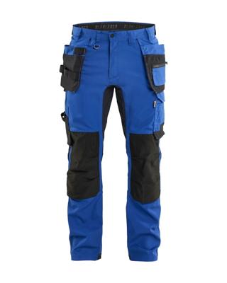 Blåkläder 1750 werkbroek 2-weg stretch - blauw/zwart maat 52