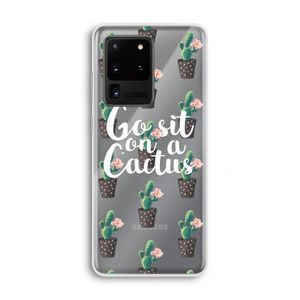 Cactus quote: Samsung Galaxy S20 Ultra Transparant Hoesje
