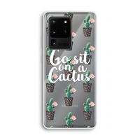 Cactus quote: Samsung Galaxy S20 Ultra Transparant Hoesje