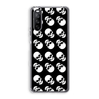 Musketon Skulls: Sony Xperia 10 III Transparant Hoesje