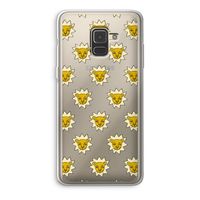 Leeuwenkoppen: Samsung Galaxy A8 (2018) Transparant Hoesje