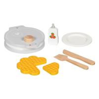Goki houten wafelijzer met accesoires, 9dlg. Goki houten wafelijzer met accesoires, 9dlg.