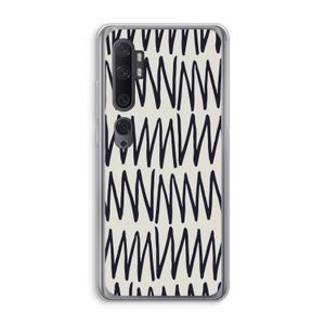 Marrakech Zigzag: Xiaomi Mi Note 10 Pro Transparant Hoesje