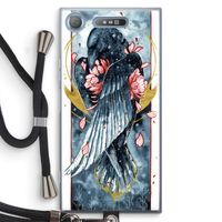 Golden Raven: Sony Xperia XZ1 Transparant Hoesje met koord