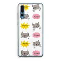 Meow: Huawei P20 Pro Transparant Hoesje