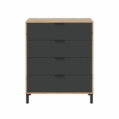 Ladekast Bruin Zwart 77,5 x 40 x 93,5 cm