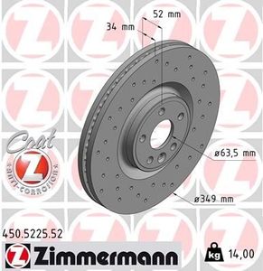 Remschijf SPORT REMSCHIJF COAT Z 450522552