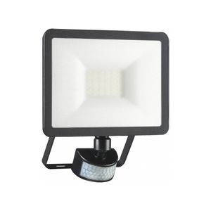 ELRO LF60 Design LED Buitenlamp met Bewegingssensor - 20W – 1600LM – IP54 Waterdicht - Zwart