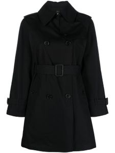 Mackintosh trench Muie à taille ceinturée - Noir