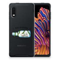 Samsung Xcover Pro Telefoonhoesje met Naam Boho Bottle Samsung Xcover Pro Telefoonhoesje met Naam Boho Bottle