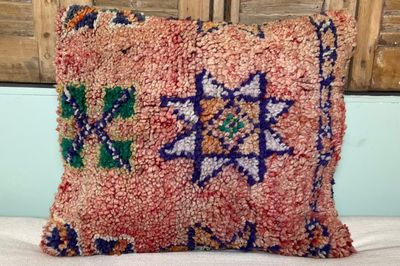 Marokkaans berber kussen nr.44218 60cm x 50cm incl. vulling Marokkaans berber kussen nr.44218 60cm x 50cm incl. vulling