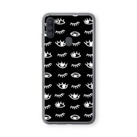 Eye pattern #3: Samsung Galaxy A11 Transparant Hoesje
