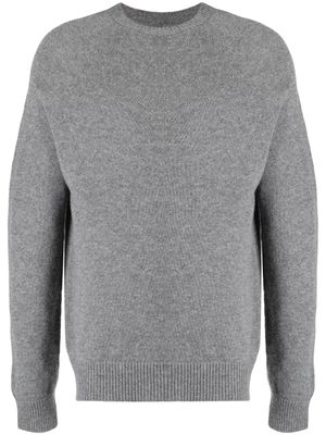 Jil Sander pull en cachemire à design sans coutures - Gris