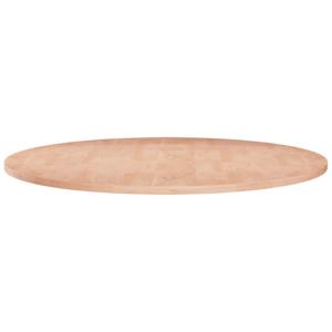 Tafelblad rond 70x1,5 cm onbehandeld massief eikenhout