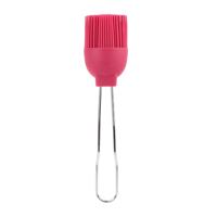 Lily Cook Bakkwasten - siliconen/metaal - flexibel - invetten - invetkwast - 22 cm - roze