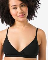 HEMA Triangel Bralette Micro Zwart (zwart)