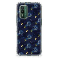 Doorzichtige Silicone Hoesje voor Nokia XR21 Voetbal