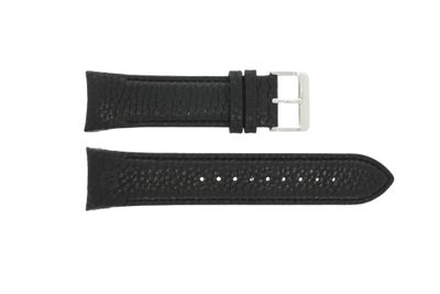 Horlogeband Swiss Military Hanowa 06.4156.04.007 / 06.4156.09.007 / 06.4156.13.007 / Navalus II Leder Zwart 24mm