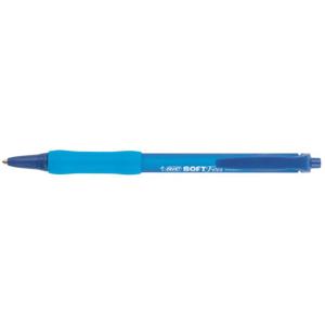 12x Bic Soft Feel balpen blauw medium
