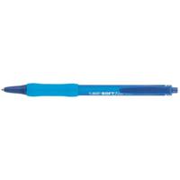 12x Bic Soft Feel balpen blauw medium