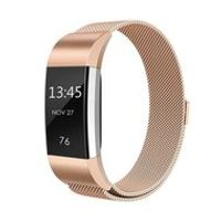 Fitbit Charge 2 milanese bandje - Maat: Small - Champagne goud - thumbnail