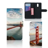 Nokia 2.3 | Flip Cover | Golden Gate Bridge