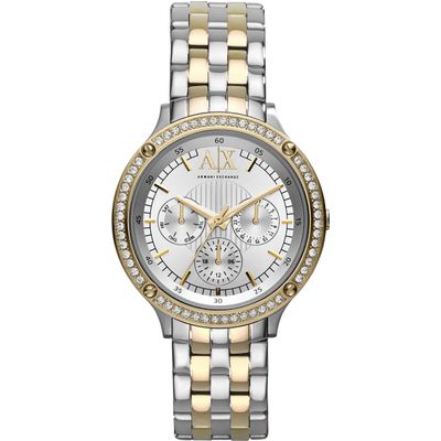 Horlogeband Armani Exchange AX5410 Staal Bi-Color 18mm