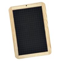 Krijtbord giotto houten frame 180x260mm geruit