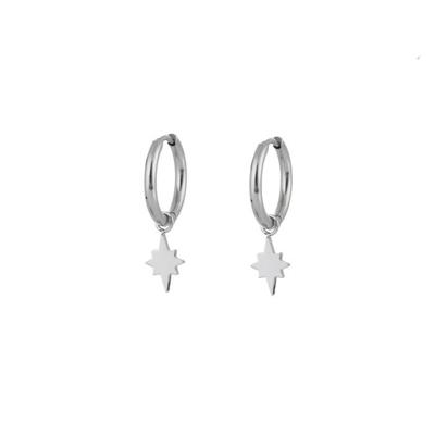 Go Dutch Label Creolen Poolster Zilver