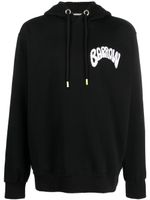 BARROW hoodie en coton à logo imprimé - Noir