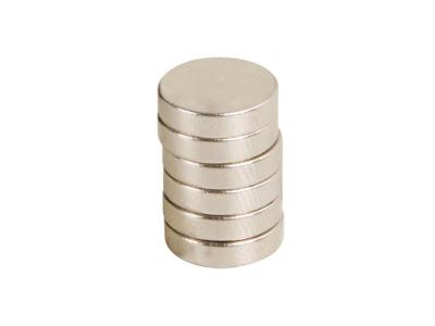 Magneet dia. 12 x 3mm 6 stuks - Velleman