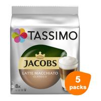 Tassimo - Jacobs Latte Macchiato Classico - 5x 8 T-Discs