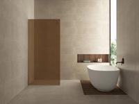 Wiesbaden Inloopdouche Slim Brons Rookglas 100x200 8 mm Nano Coating