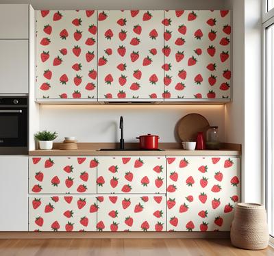 Kersenfruitontwerp keuken muursticker