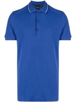 BOSS polo Paule en coton - Bleu