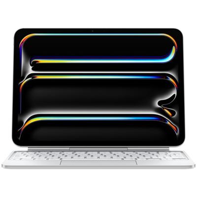 Apple Magic Keyboard voor iPad Pro 11-inch (2024) - Nederlands Tablethoesje Wit