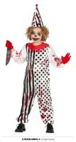 Horror Clown Pierrot Jumpsuit Kind - thumbnail