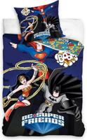 Dc Comics Dekbedovertrek Super Friends 140 x 200 cm - 70 x 80 cm - katoen - thumbnail