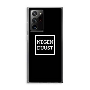 Negenduust black: Samsung Galaxy Note 20 Ultra / Note 20 Ultra 5G Transparant Hoesje