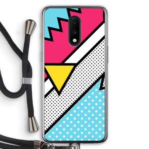Pop Art #3: OnePlus 7 Transparant Hoesje met koord